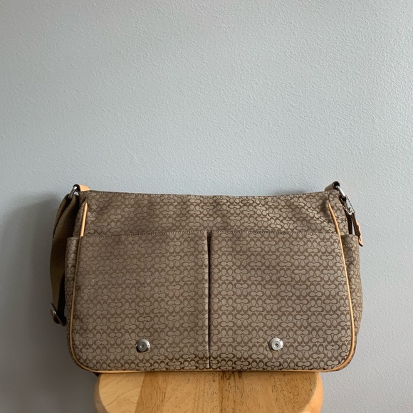Vintage Coach Monogram Messenger/Diaper Bag F77004 - Picture 5 of 8